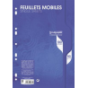 100 feuilles simples grand format petits carreaux perforées blanches (Fabriqué en France)