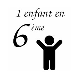 1 enfant en classe de 6ème