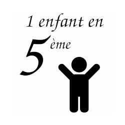 1 enfant en classe de 5ème